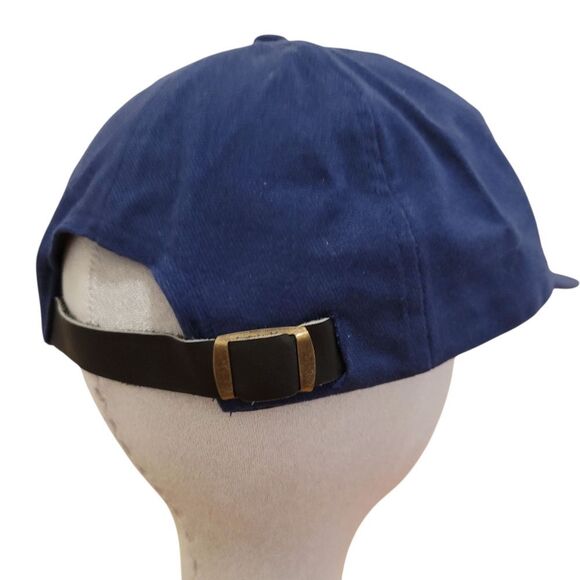 2/$20 Brand New Vintage 90s Navy Blue Adjustable Cap Hat - Picture 3 of 8